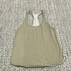 lululemon athletica Beige Tank Top